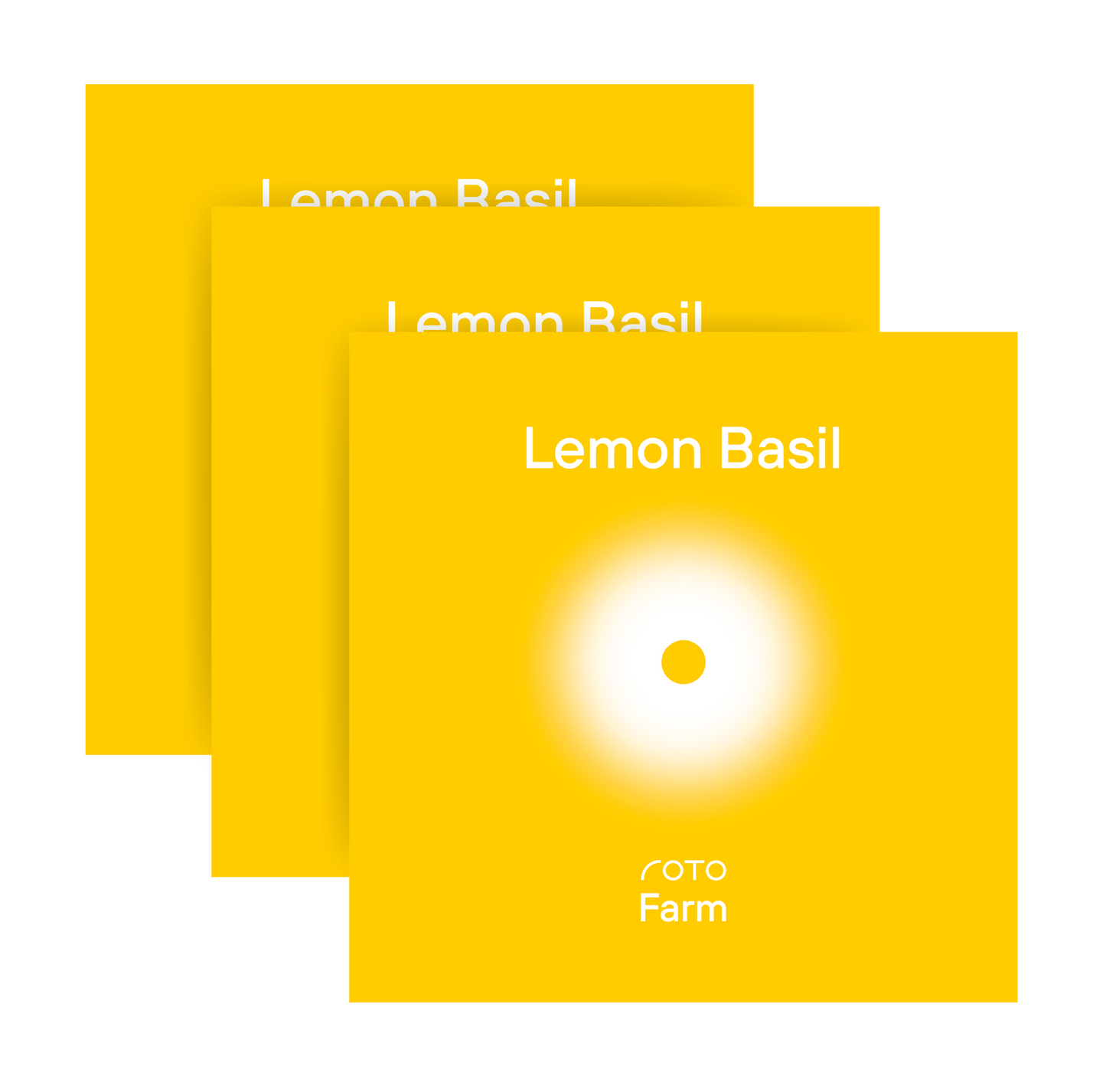 Lemon Basil 3-Pack for Roto Farm
